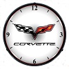 C6 Corvette - BACKLIT CLOCK - C6 EMBLEM - LIGHTED